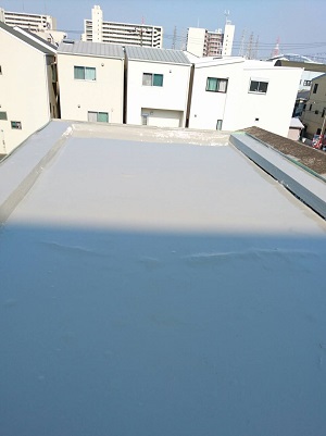 屋上バルコニー ウレタン塗膜防水通気工法