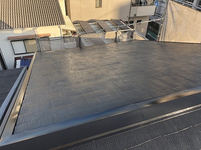 スレート屋根塗装工事 大阪市西成区　N様邸